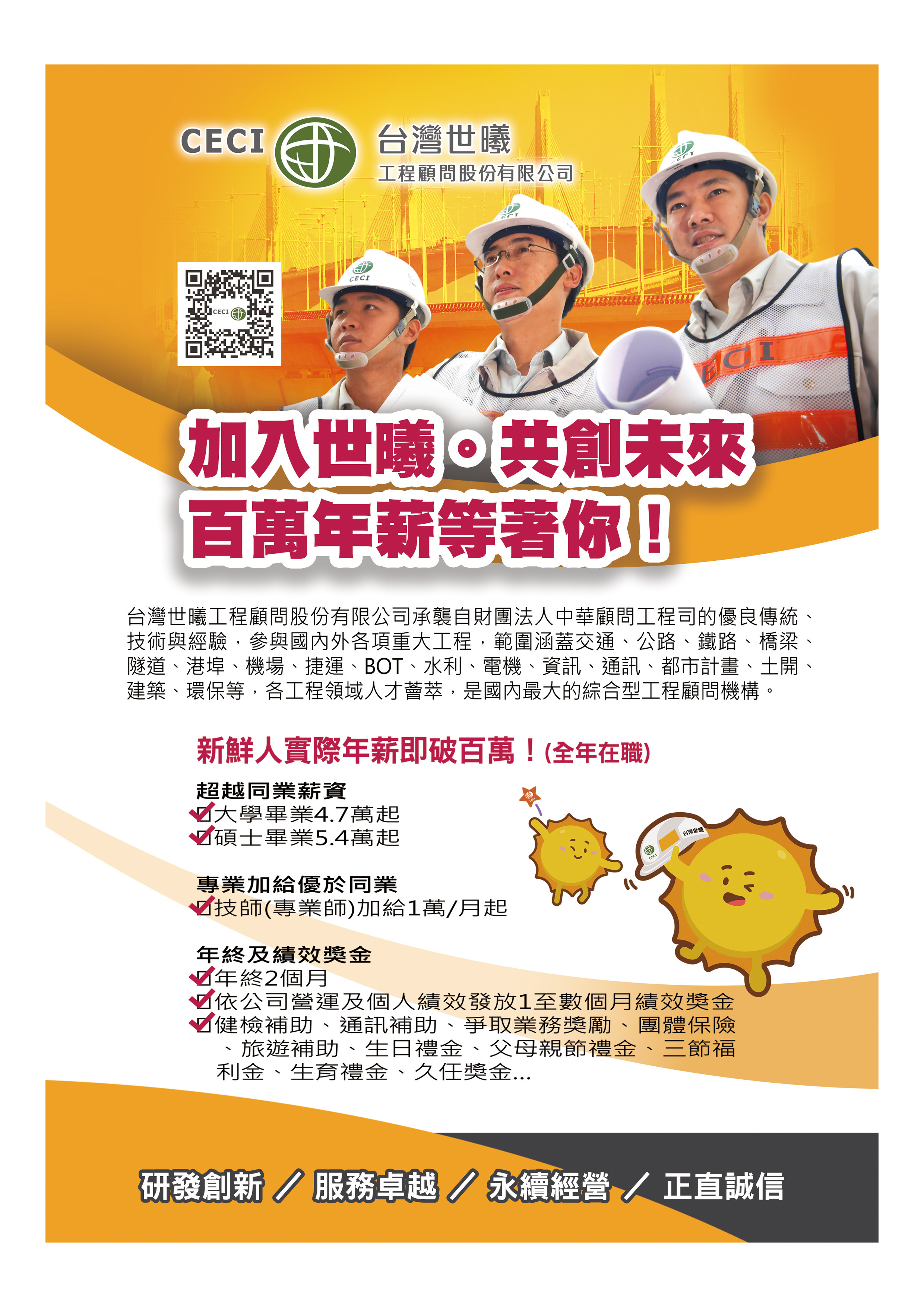 114台灣世曦徵才海報